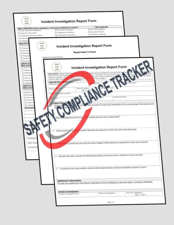 HSE-121 Incident Investigation Form